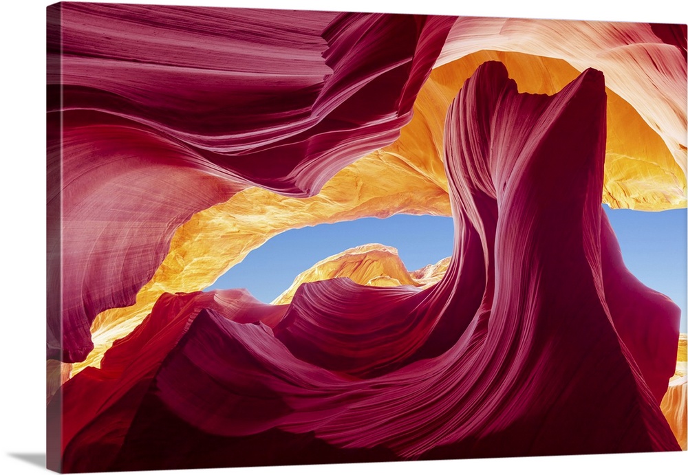 Colorful antelope canyon.