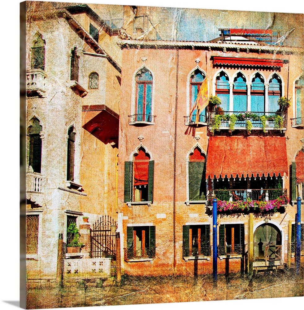 colors of Venice - artwork in painting style series
