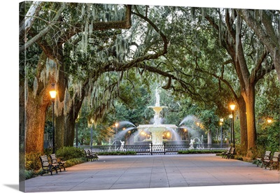 Forsyth Park Fountain, Savannah, Georgia