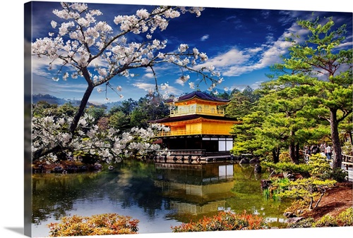 Gold Temple, Japan | Great Big Canvas