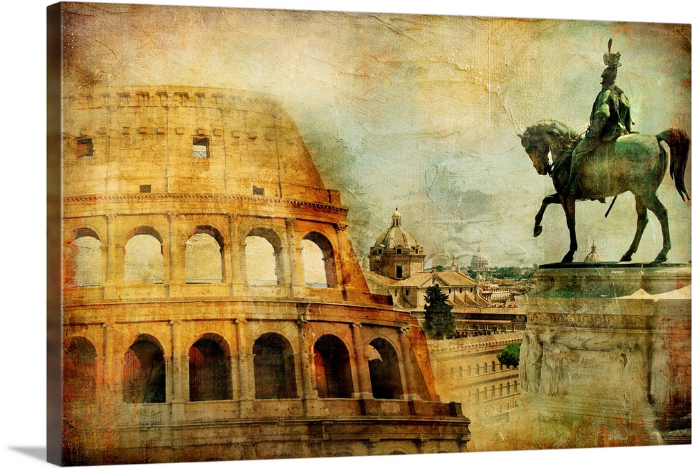 great Rome - artwork in painting style
