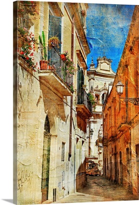 Lecce, Italian Old Town Streets