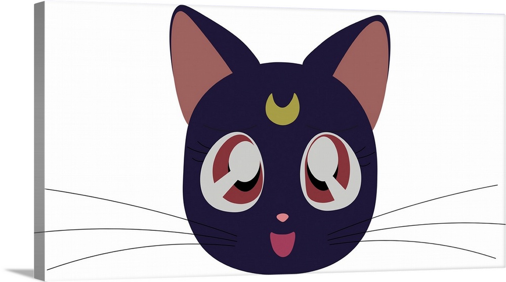 Luna, black cat, sailor moon.