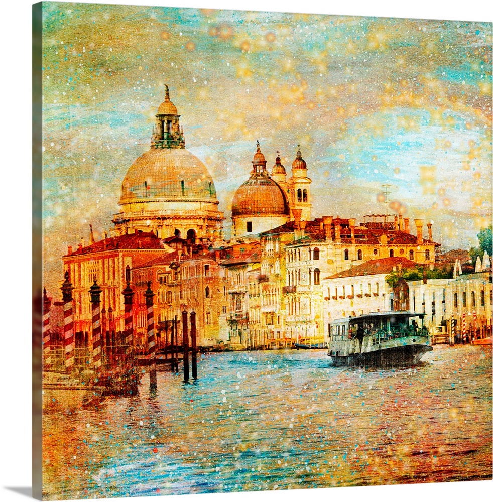 mystery of Venice - artwork in painting style