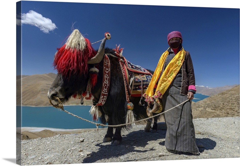 Namtso Lake In Tibet, China
