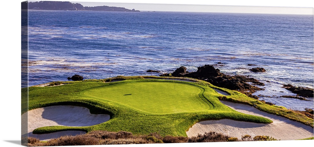 Pebble Beach golf course, Monterey, California.