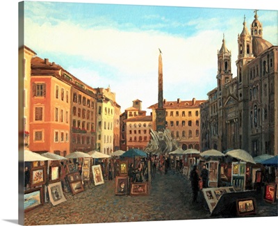 Piazza Navona In Rome
