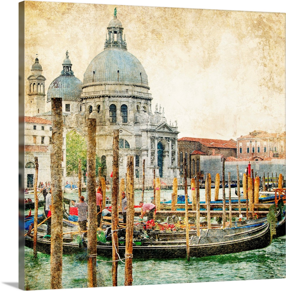 pictorial Venice - artwork in painting style