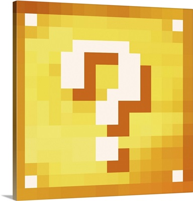 Pixel Box With Question Mark