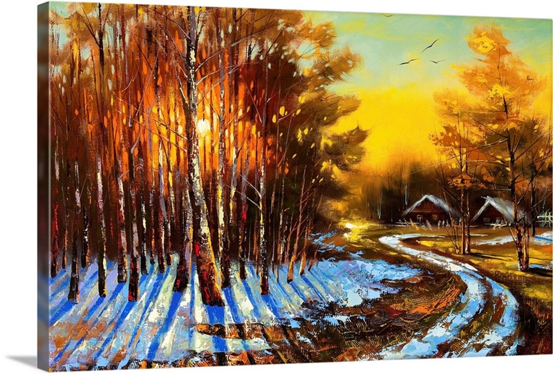Rural Winter Landscape | Great Big Canvas