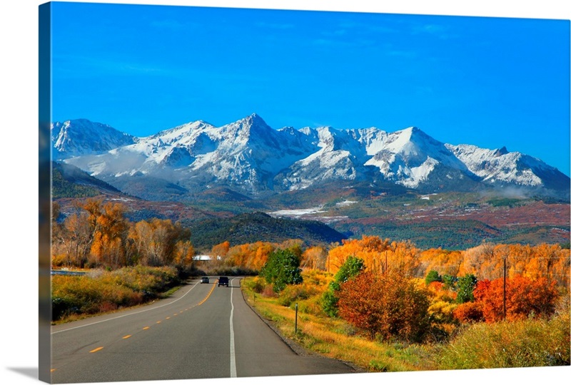 Scenic highway near Dallas divide, Colorado Great Big Canvas