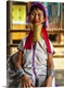 image thumbnail of Smiling Long-Neck Kayan Padaung Woman In Tribal Village In Myanmar, Burma