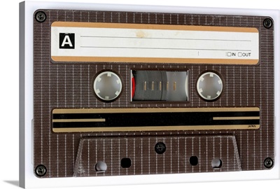 Striped Audio Cassette