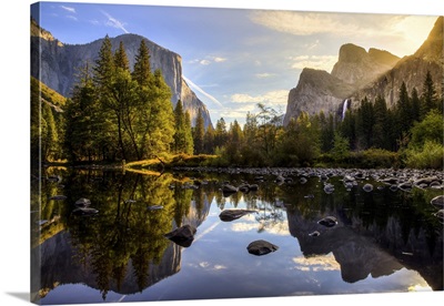 Sunrise On Yosemite Valley, Yosemite National Park, California