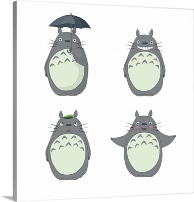 Totoro, Illustration Icons