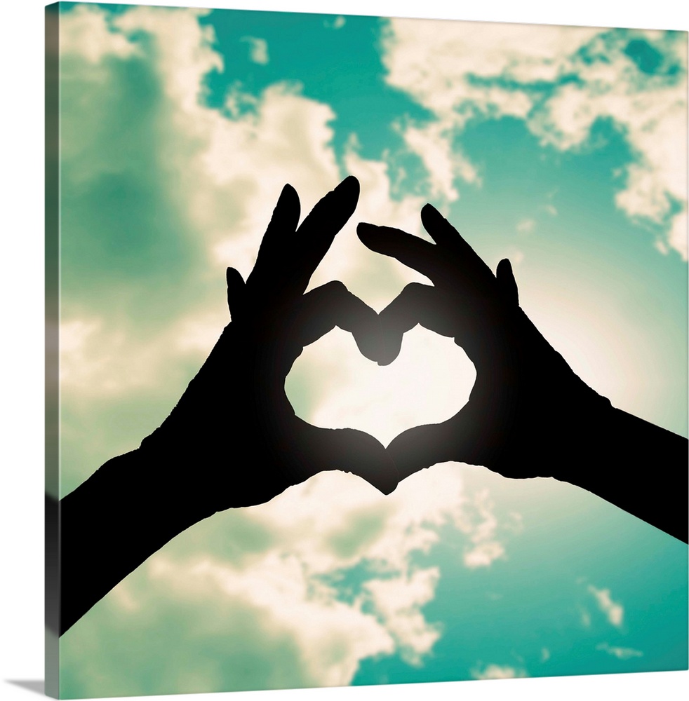 Heart Shape Hand Vector Photos and Images
