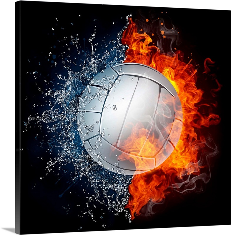 Volleyball Wall Art, Canvas Prints, Framed Prints, Wall Peels Great