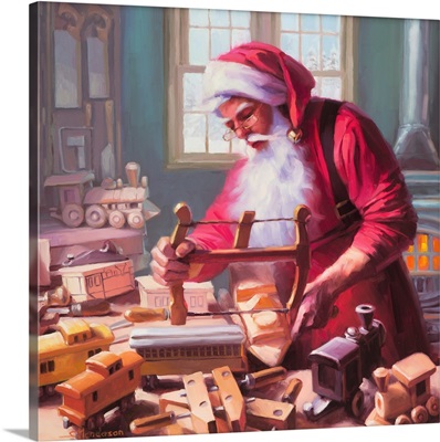 Santa In The Workshop
