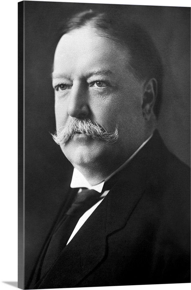 Portrait of the 27th President of the United States, President William Howard Taft, dated 1908.