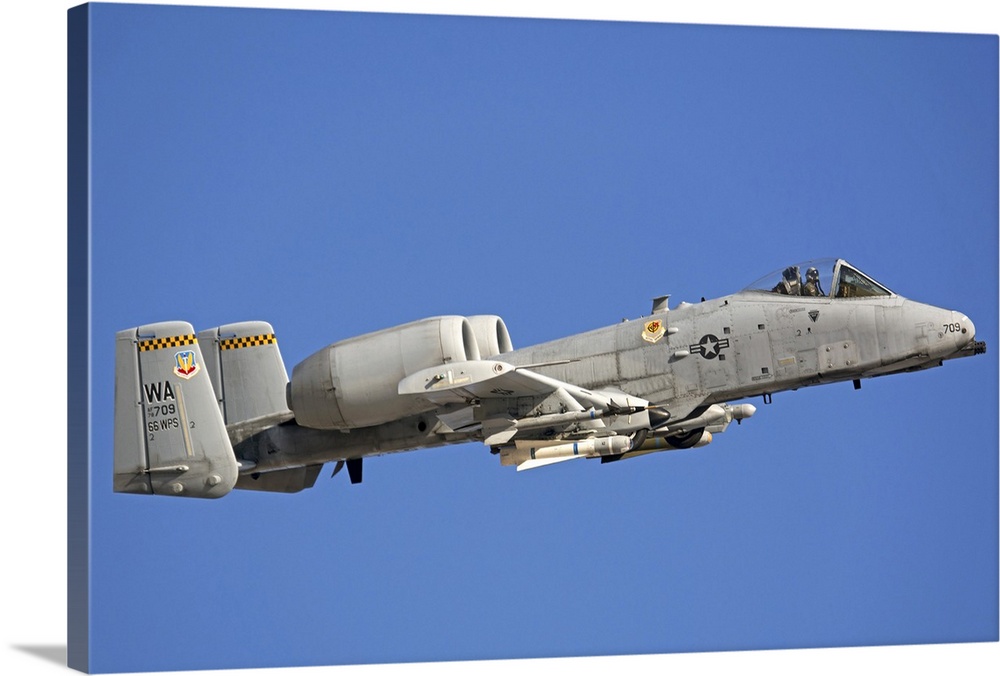 A-10 C Thunderbolt II flying over Nevada.
