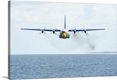 A Blue Angels C-130 Transport Aircraft