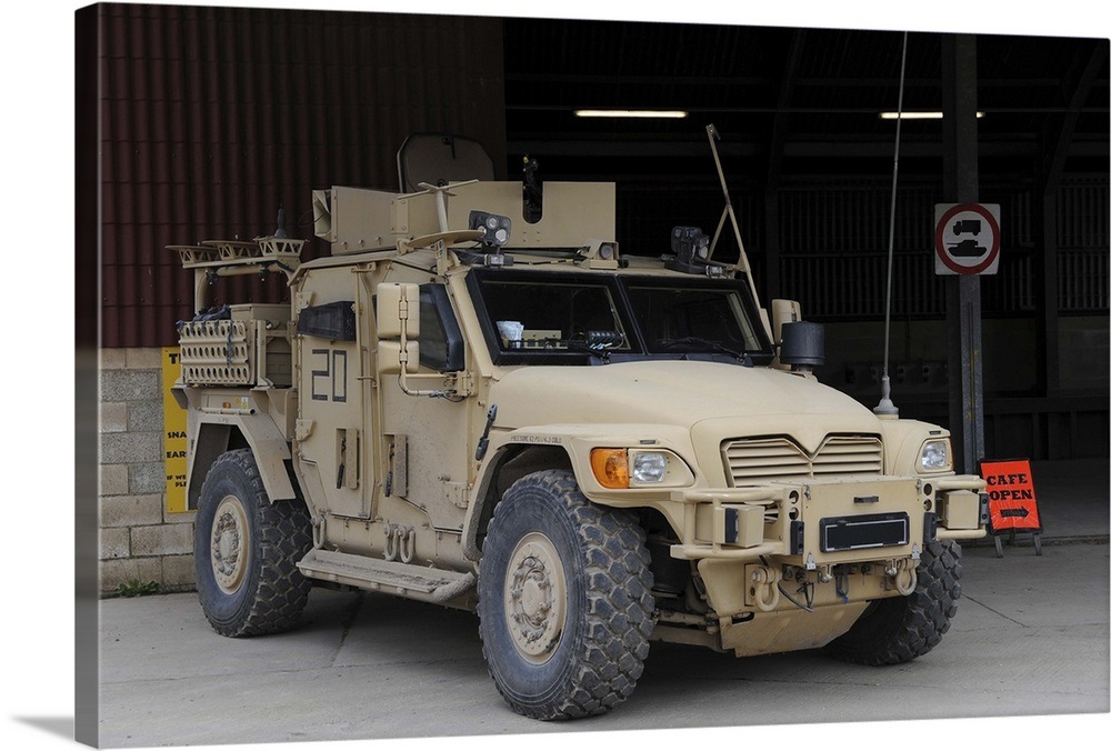 A Husky TSV Armored Vehicle Of The British Army Wall Art Canvas Prints 