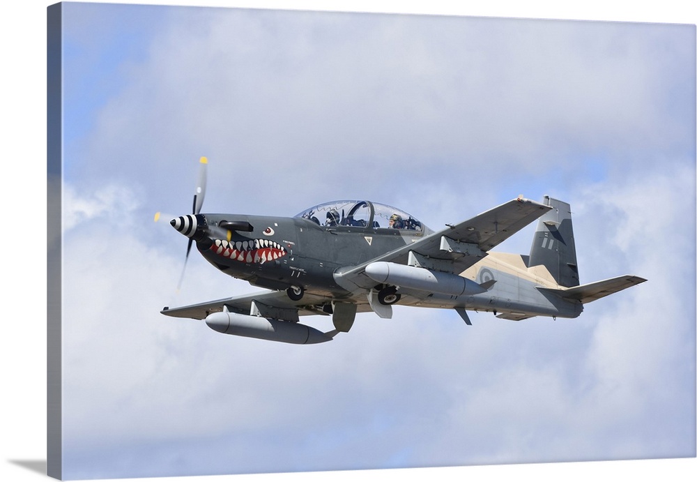 A KA-1P Attack Aircraft Of The Peruvian Air Force Just After Take-Off