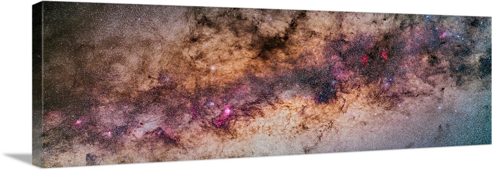 A mosaic panorama of the rich galactic centre region of the Milky Way.