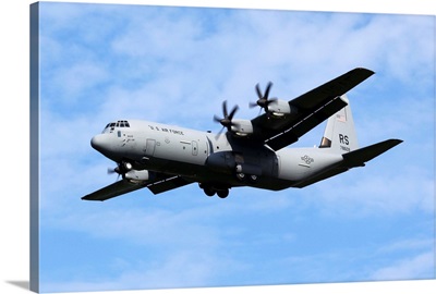 A U.S. Air Force C-130J-30 Hercules Transport Aircraft