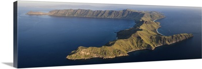 Aerial View Of The Idyllic Island Of Gili Banta, Indonesia