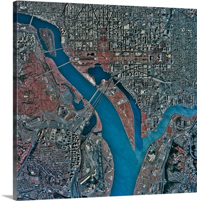 Aerial View of Washington DC