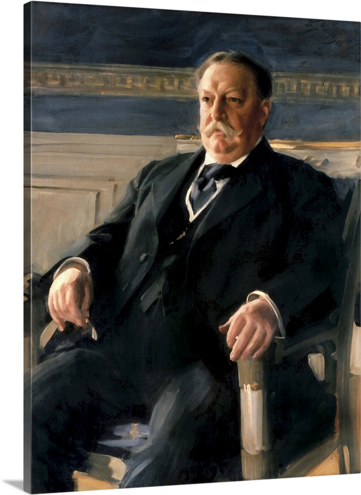 American history painting of President William Howard Taft.
