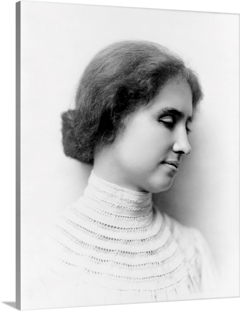 American history photograph of a teenage Helen Keller in 1904.
