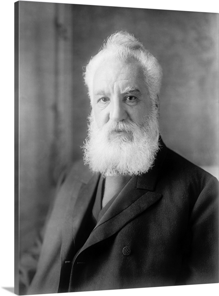 American history photograph of Alexander Graham Bell, dated 1905.