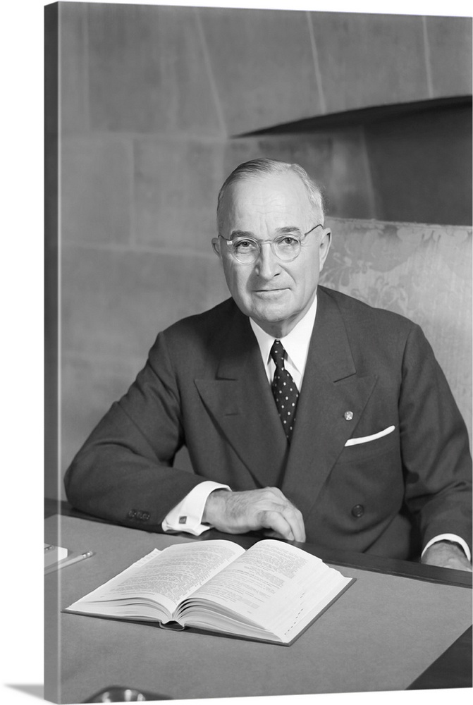American history portrait featuring Harry S. Truman.