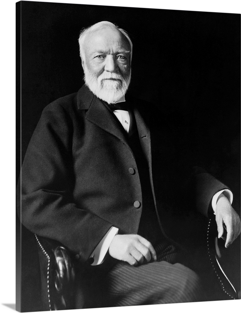 American history portrait of Andrew Carnegie.