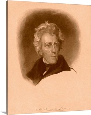 American history portrait of President Andrew Jackson