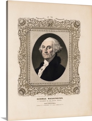 American History Print Of President George Washington