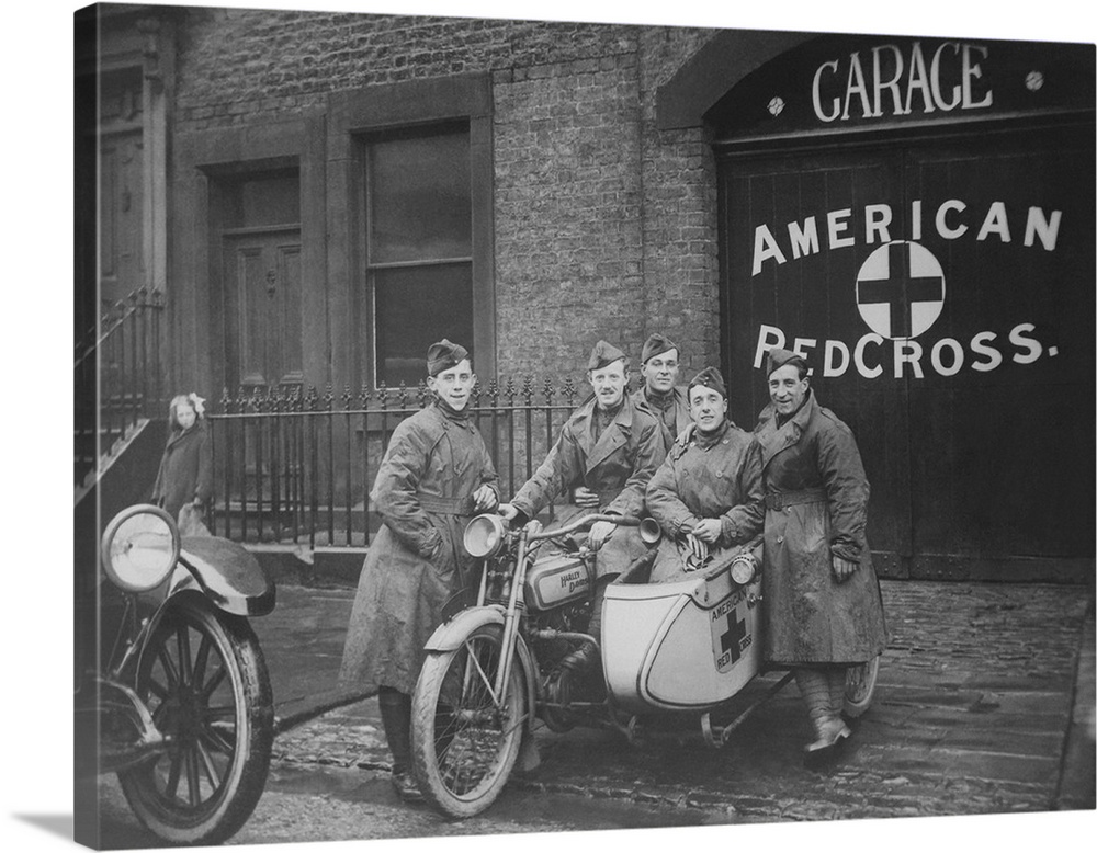American Red Cross unit in Great Britain, 1918.