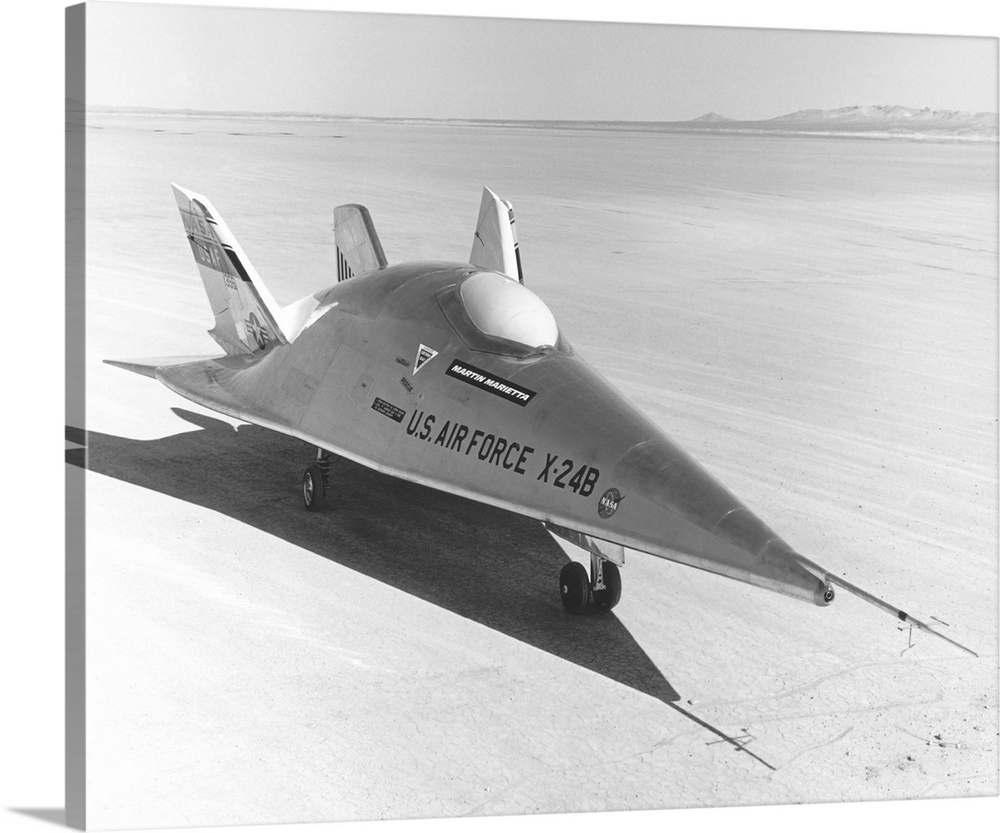 An experimental model of the X-24 aircraft.