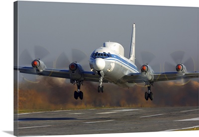 An IL-20RT Communication Aircraft Of The Russian Navy Taking Off