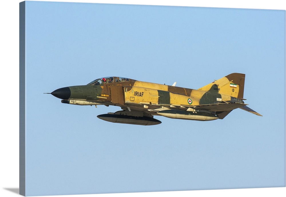 An Islamic Republic of Iran Air Force F-4E Phantom in flight.