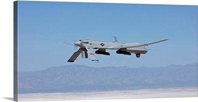 An MQ-1 Predator flies a training mission over New Mexico