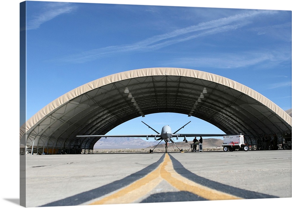 An MQ-9 Reaper at Nellis Air Force Base, Nevada.