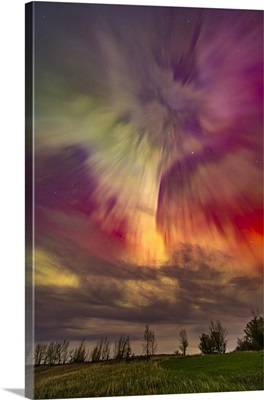 An Overhead Corona, Alberta, Canada