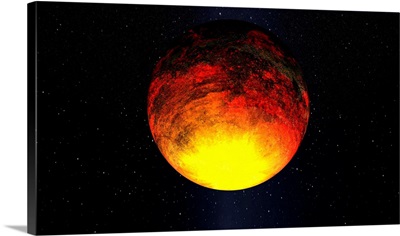 Artist concept of Kepler 10b