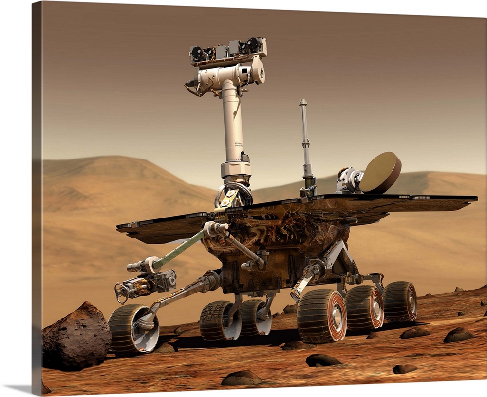 Artists Rendition of Mars Rover