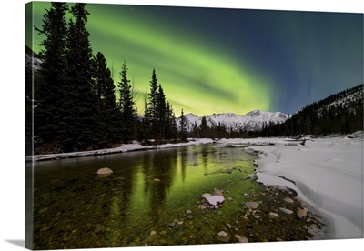 Aurora Borealis, Annie Lake Road, Yukon, Canada