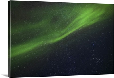 Aurora Borealis Dances Above The Arctic Ocean From Teriberka, Murmansk, Russia