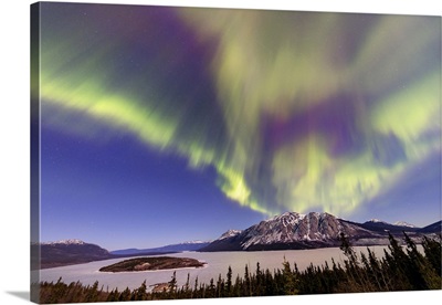 Aurora Borealis, Fish Lake, Whitehorse, Yukon, Canada